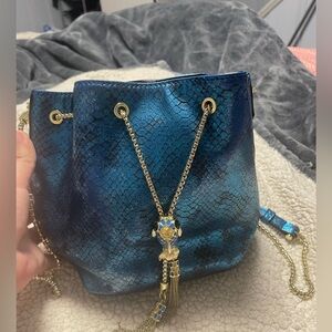 Tiffany & Fred Blue Mini Bag